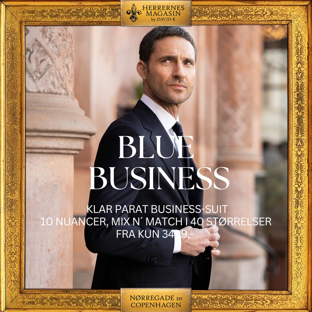 Blue Business - Konservative jakkesæt til erhvervslivets helte