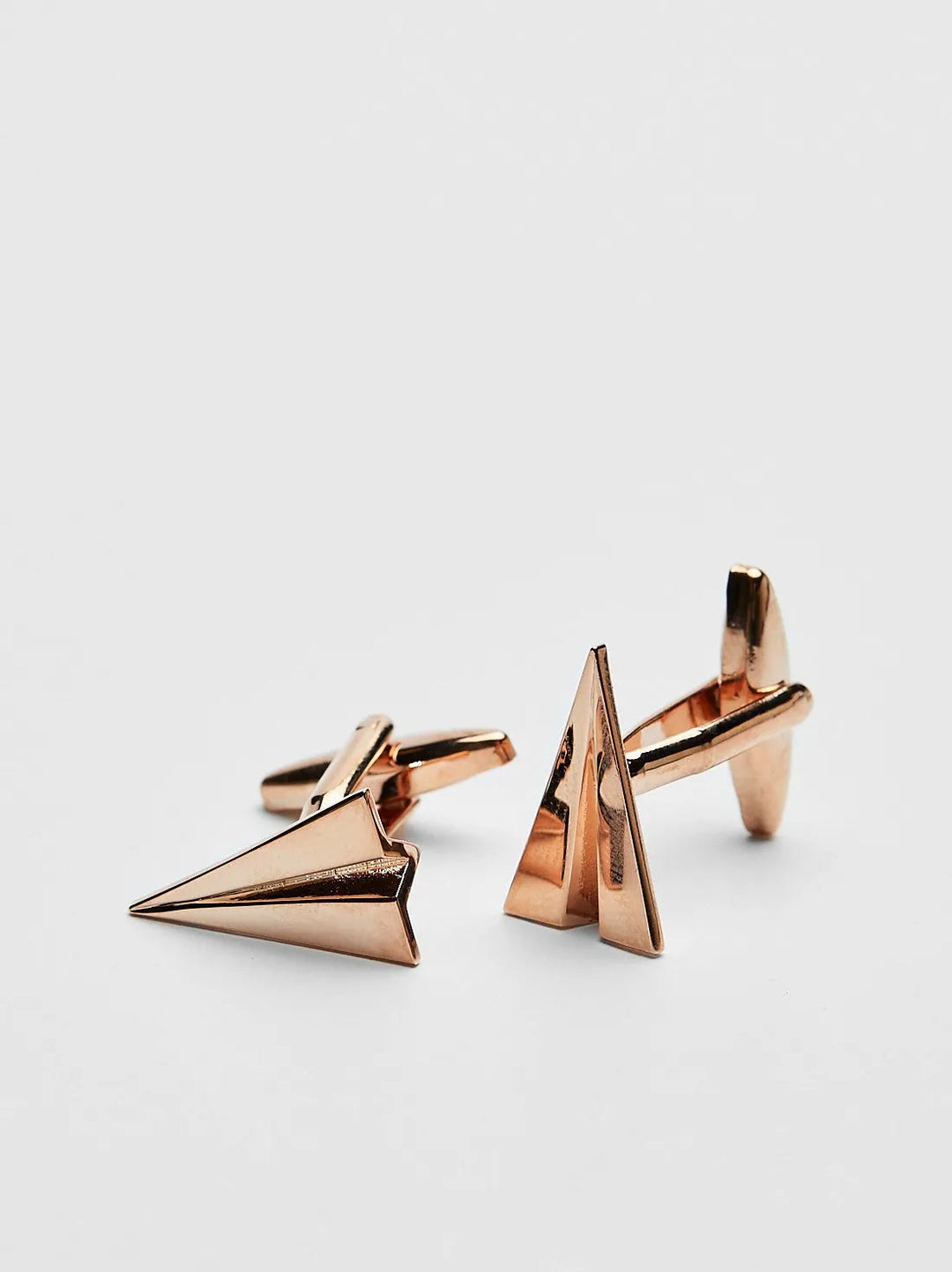 Manchetknapper "PAPIRFLYVER" i farven rosegold