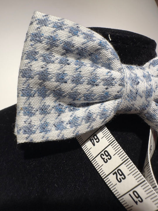 Butterfly Prebundet Lyseblå Houndstooth