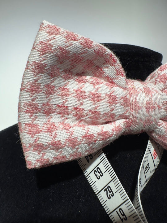 Butterfly Prebundet Lyserød Houndstooth