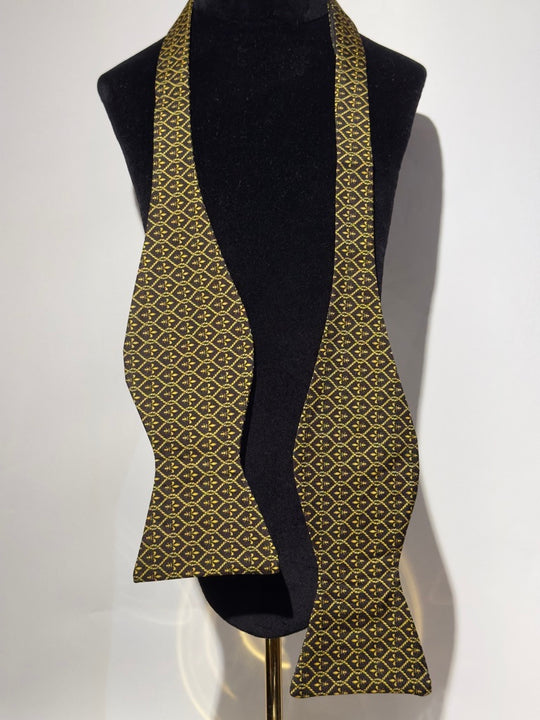 Sort med Gylden Fleur de Lis