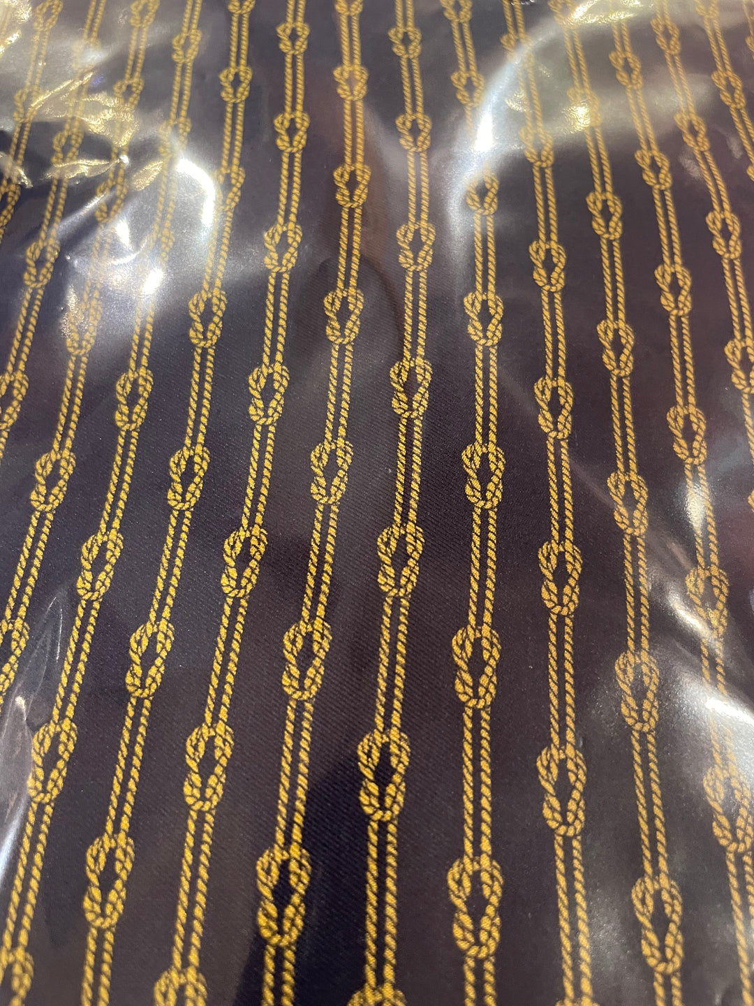 Ascot navy med guld knob