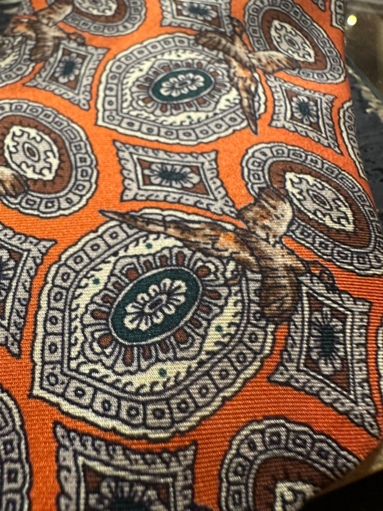 Ascot orange med fasan