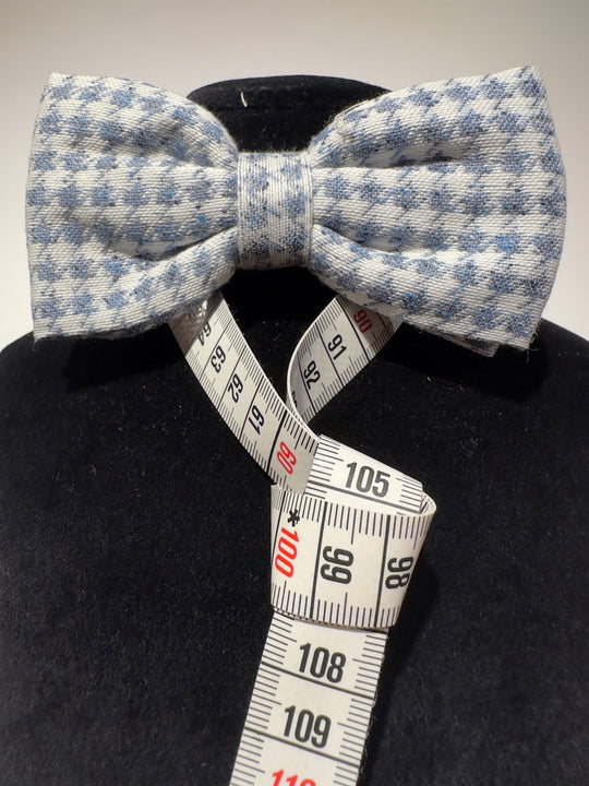Butterfly Prebundet Lyseblå Houndstooth