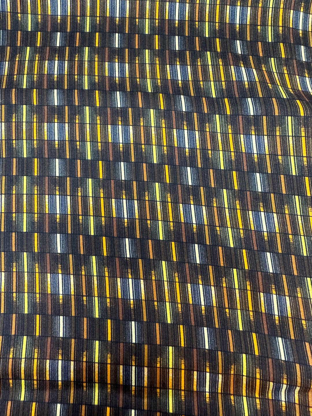 Lommeklud Stribet/Brun/Orange