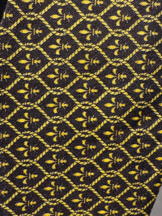 Sort med Gylden Fleur de Lis