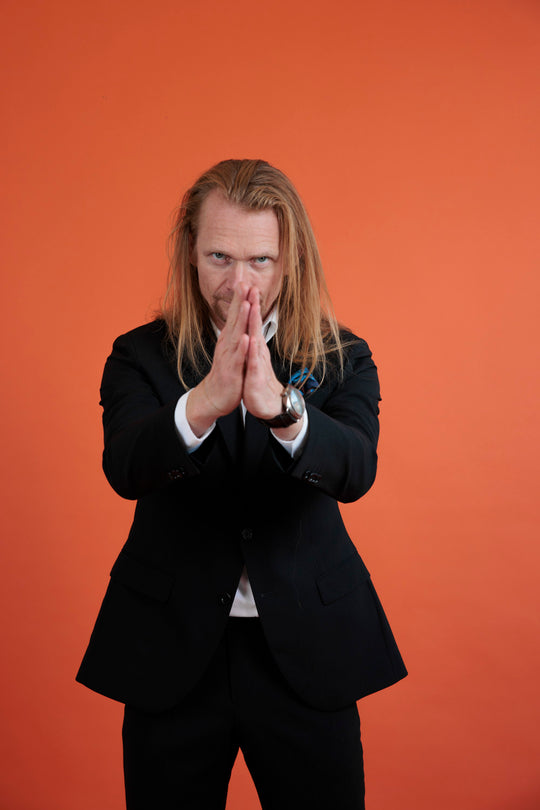 Sort uld stretch Herre Jakkesæt