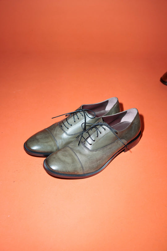 David K.´s Klassisk kænguru herresko i Grøn med captoe