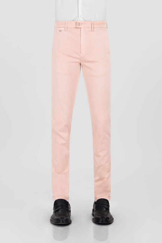 Chinos LUIS Regular fit i farven: ROSE