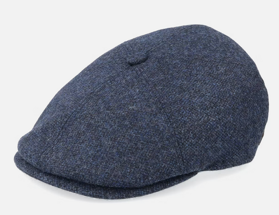 Hat - Sixpence / Flatcap REBEL Eco Merino - Blå