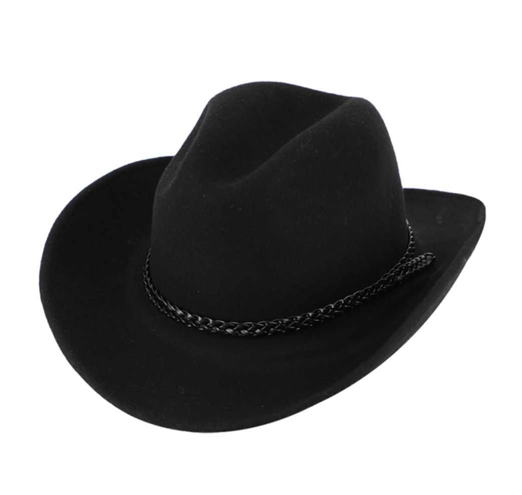 Hat - Fedora - Sort