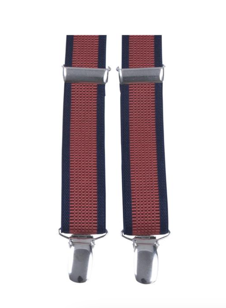 Strib/Navy/Orange-Clips - 25mm