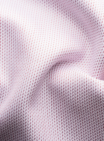 Herreskjorte fra ETON i Pink Semi Solid Signature Twill