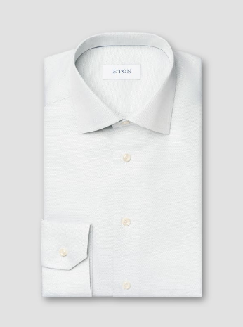 Lysegrøn Semi Solid Signature Twill Skjorte