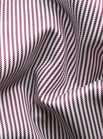 Eton Herreskjorte i Rød-stribet Signature Twill Shirt
