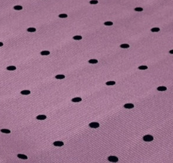 Pocketsquare i pink med prikker