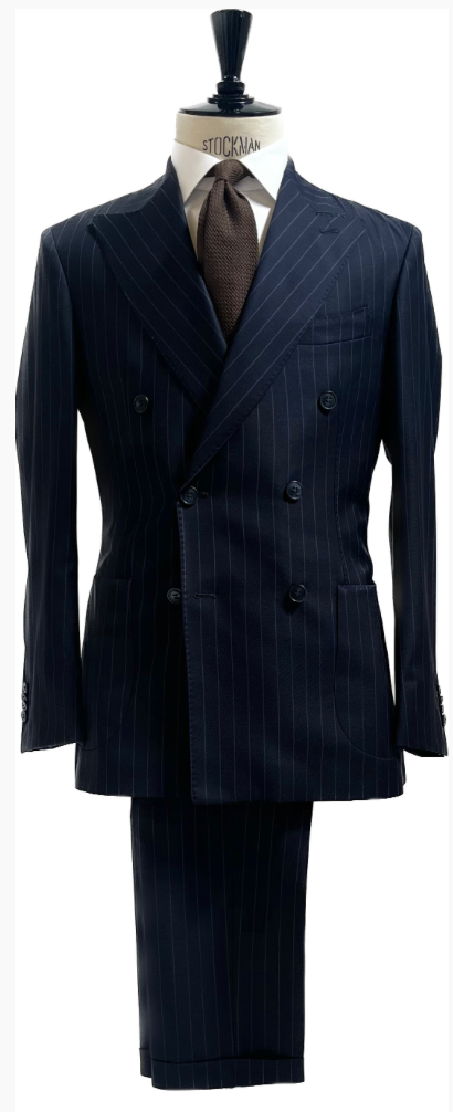 Suit CRYSUS DB. - Navy med striber