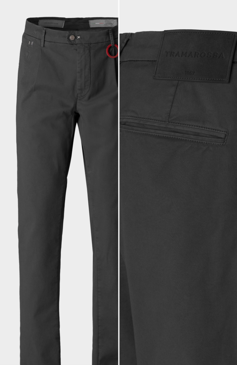 Tramarossa chino ALBERTO i farven Carbon