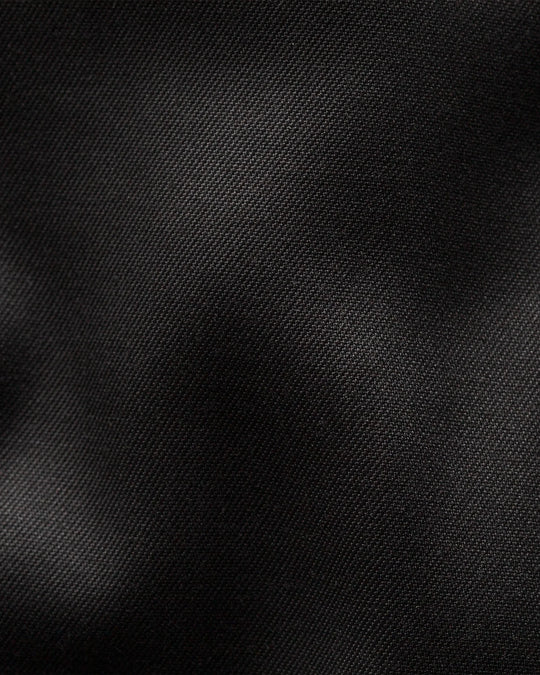 Eton herreskjorte i sort twill kvalitet