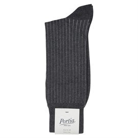 Grå Stribede strømper 41-44