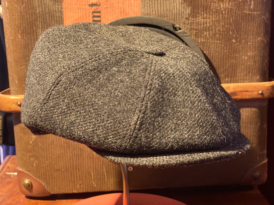 Hat - Paperboy Sixpence / Flatcap - Koksgrå