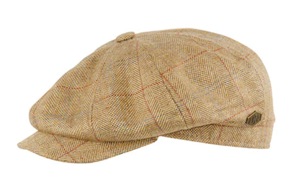 Hat - Sixpence / Flatcap Montreal Silke - Beige
