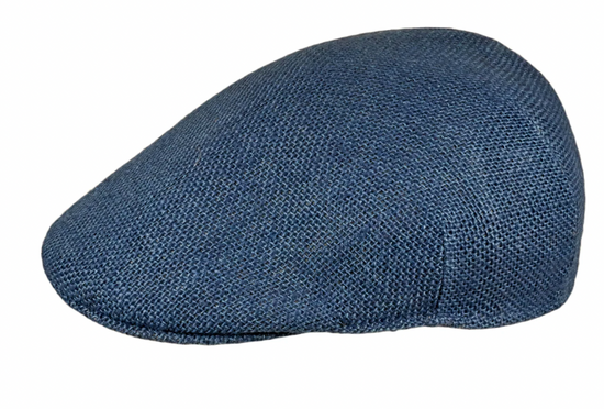 Hat - Sixpence / Flatcap Jute - Blå