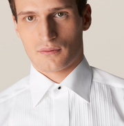 Eton Smokingskjorte med Plissé og synlige knapper - Slim fit