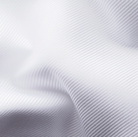 Hvid Eton skjorte i 2Ply kvalitet contemp Fit
