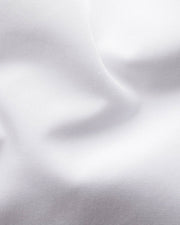 Hvid Eton Skjorte i Twill - Contemporary Fit