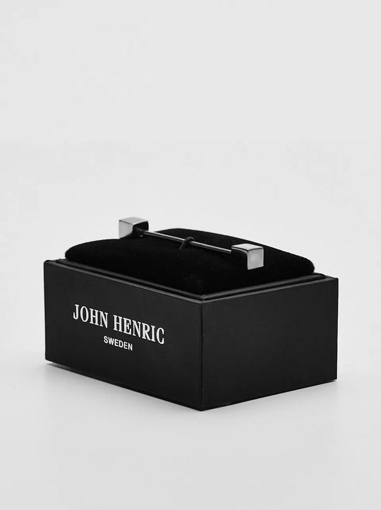 Skjortenål til skjorte med Pin-Collar -SØLV RUND