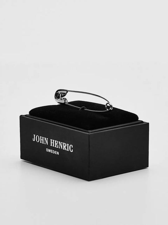Skjortenål til skjorte med Pin-Collar - SIKKERHEDSNÅL SØLV