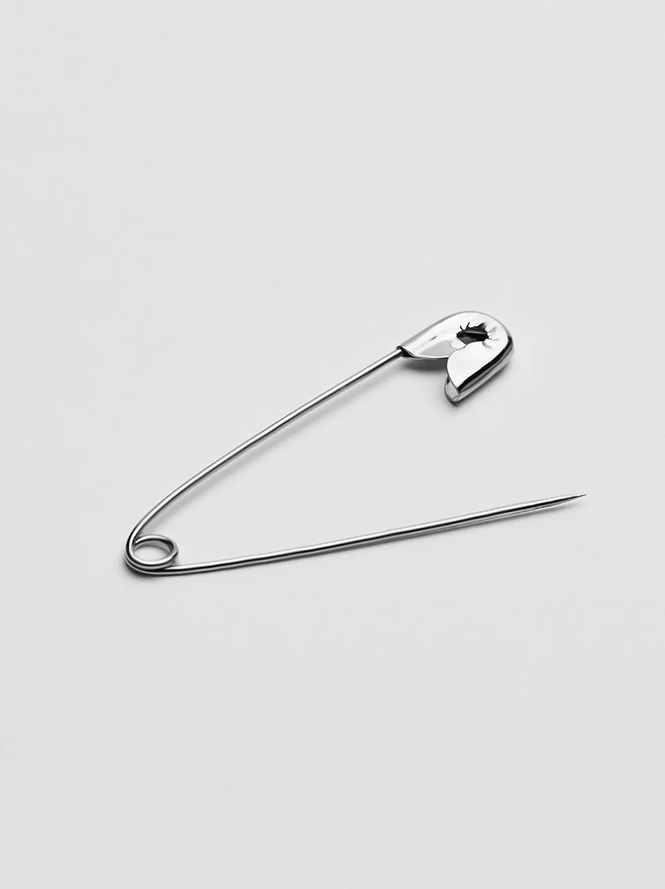 Skjortenål til skjorte med Pin-Collar - SIKKERHEDSNÅL SØLV