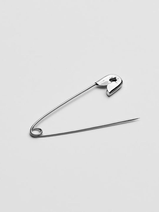 Skjortenål til skjorte med Pin-Collar - SIKKERHEDSNÅL SØLV