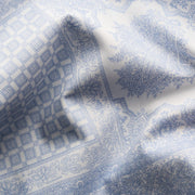 Eton Skjorte med hvidt og lyseblåt bandana mønster