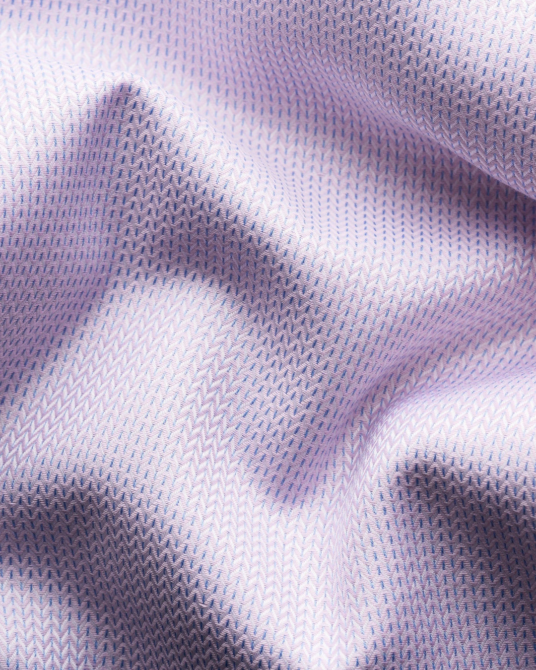 Pink Herringbone Herreskjorte fra Eton med wide-spread krave