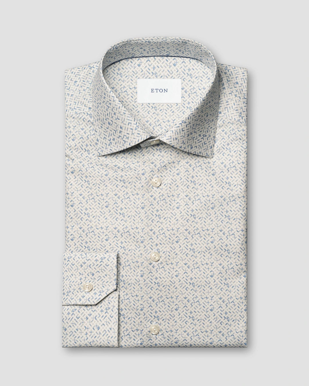 Eton herreskjorte geometric signature twill