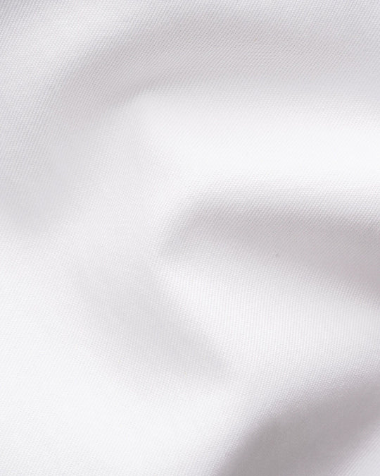 hvid garment washed twill shirt fra eton - casual fit