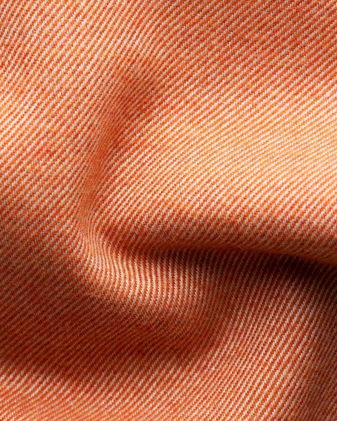 Rustfarvet Eton resortskjorte i flannel