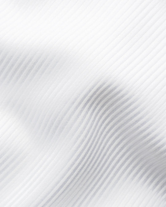hvid solid king twill shirt fra eton - slim fit