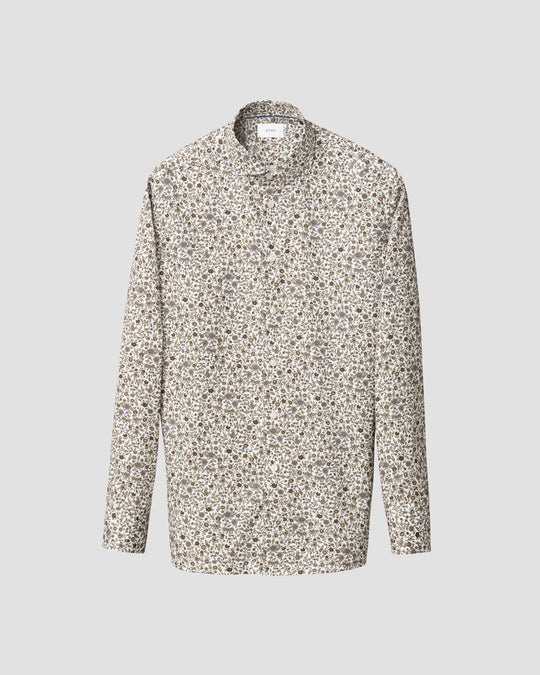 Floral Print Signature Twill Shirt fra eton - slim fit