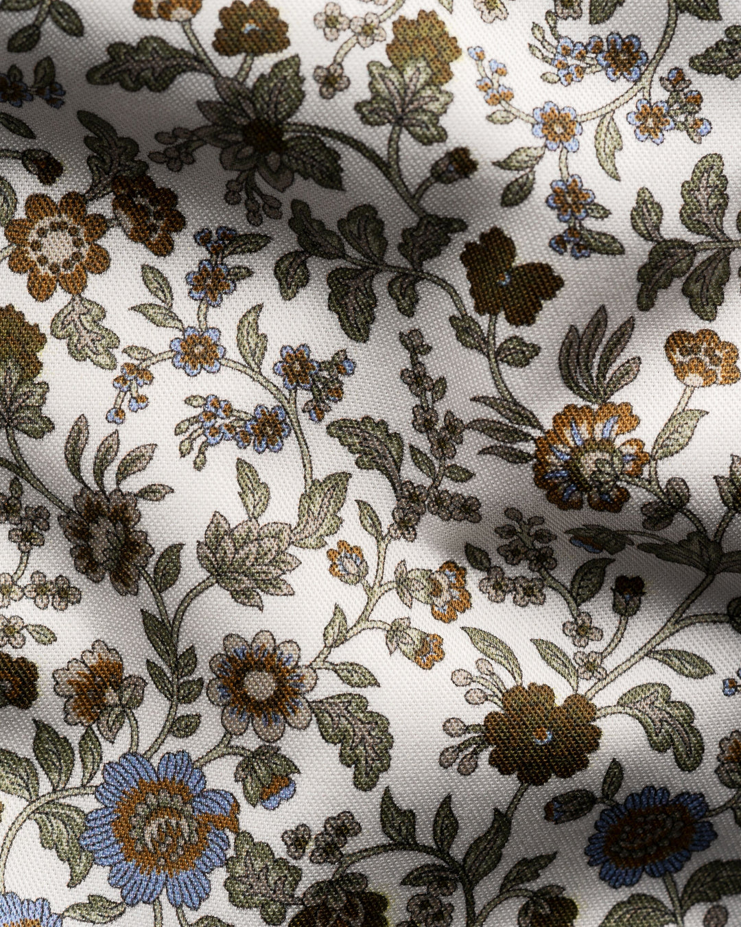 Floral Print Signature Twill Shirt fra eton - slim fit
