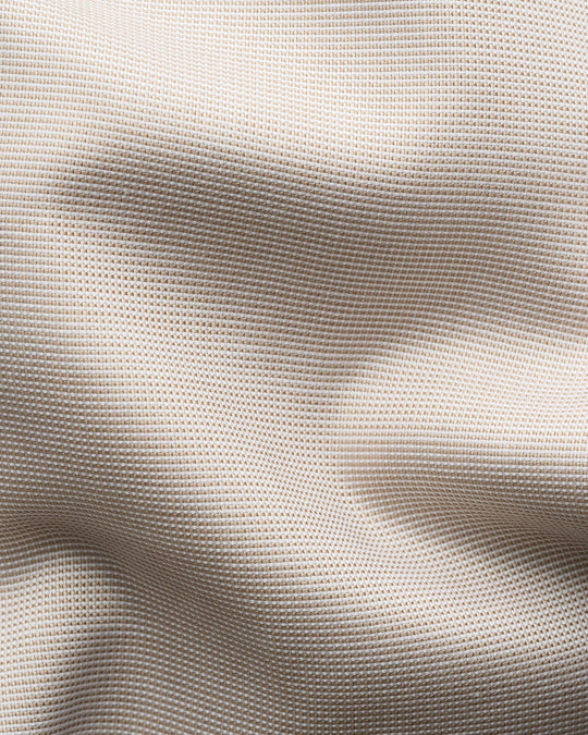 sand/beige Solid Signature Oxford Shirt fra eton - slim fit