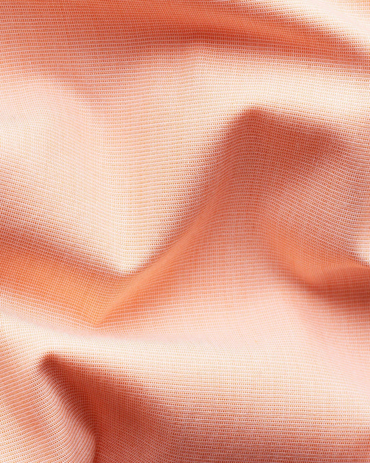 Peach-coloured men's shirt - slim fit