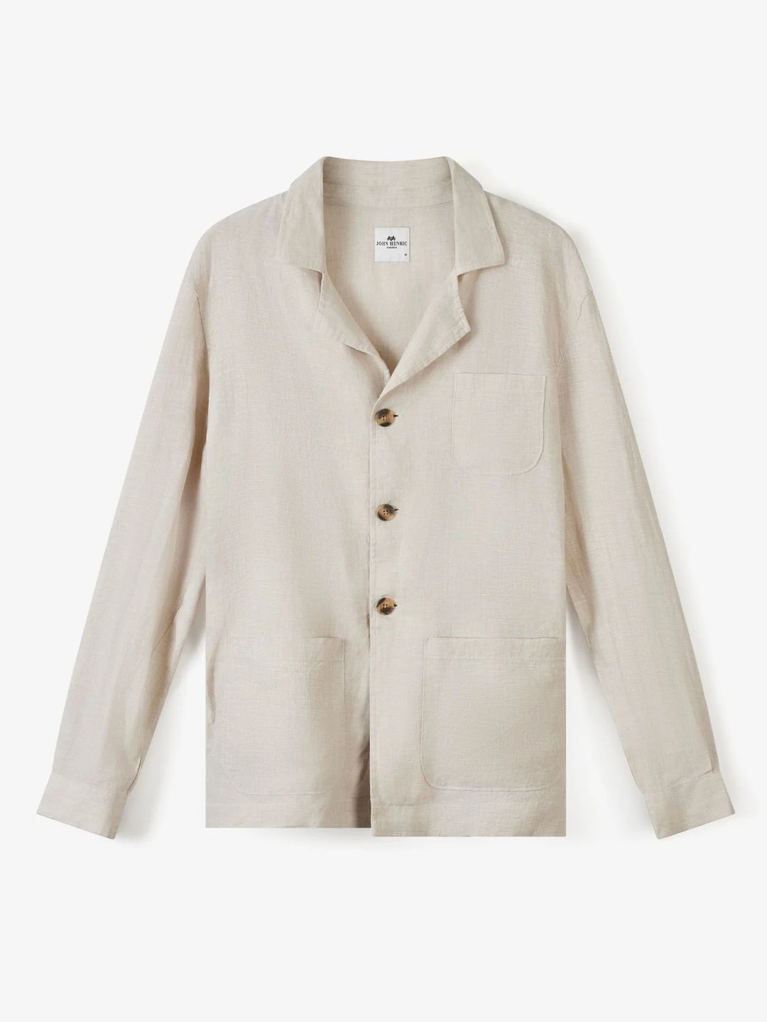 Hør Overshirt - Beige