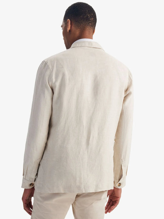 Hør Overshirt - Beige