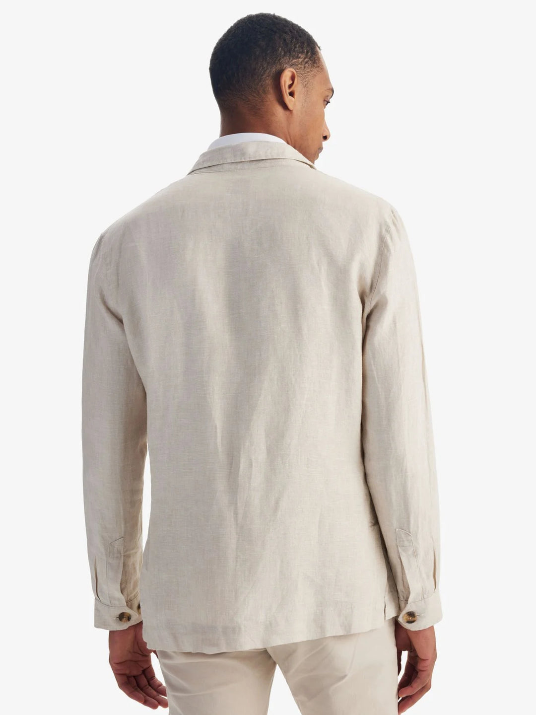 Hør Overshirt - Beige