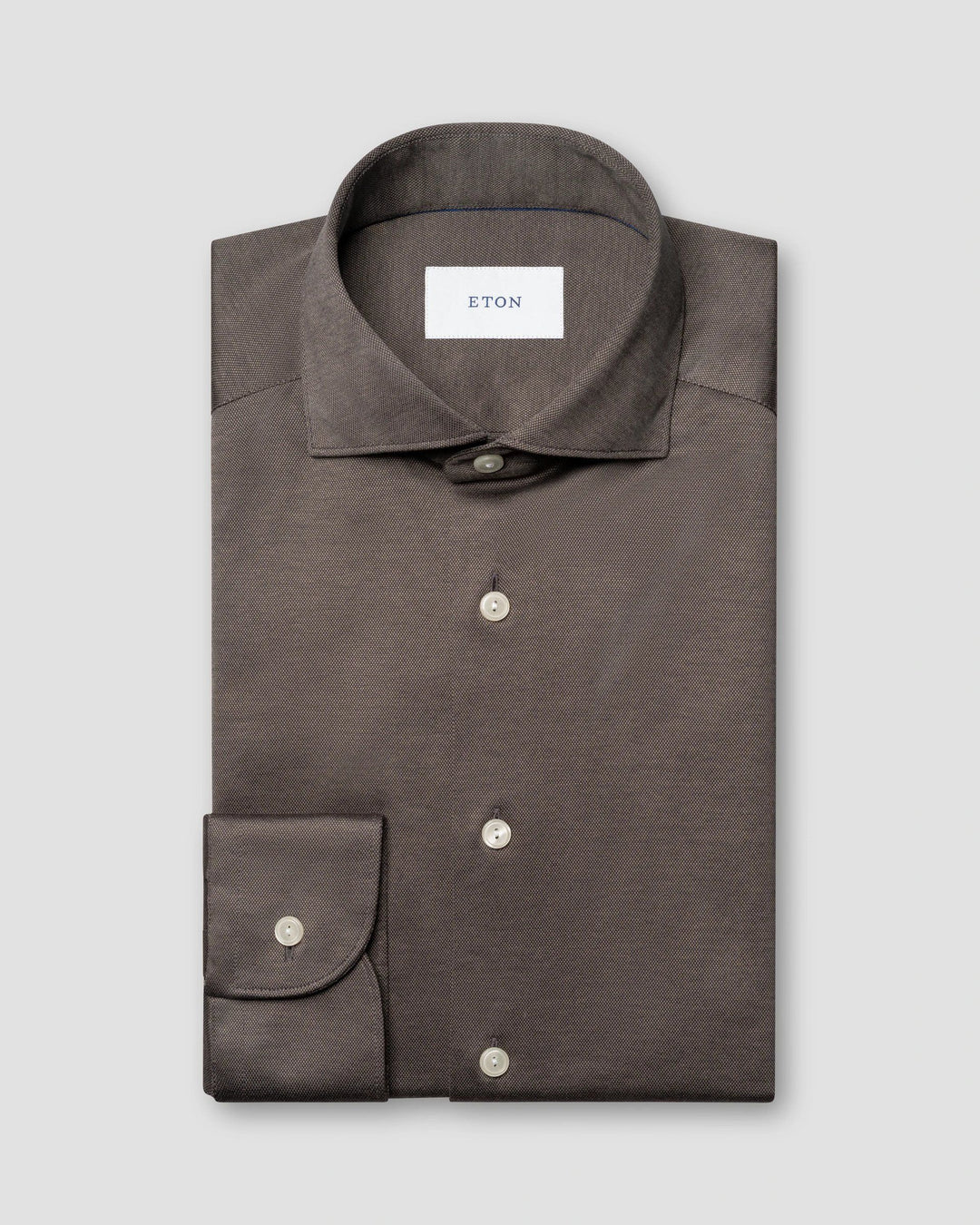 Filo di Scozia Knit Shirt Brun - 10001498739