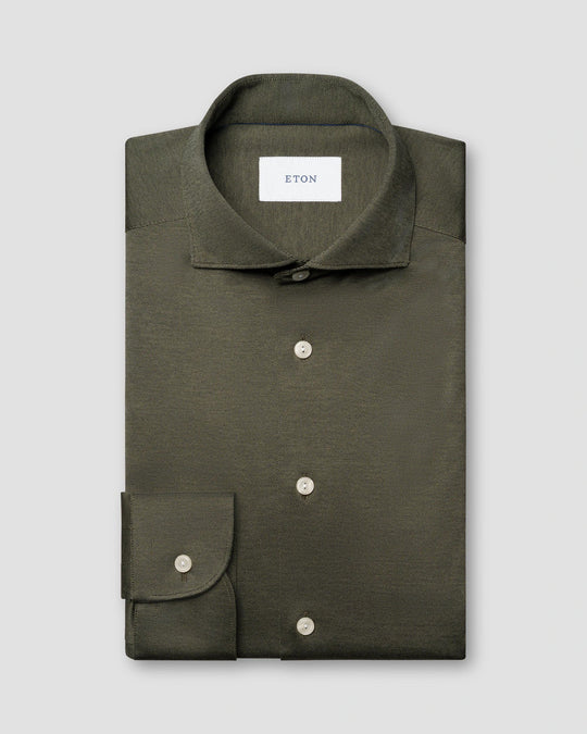 Filo di Scozia Knit Shirt Grøn - 10001498769