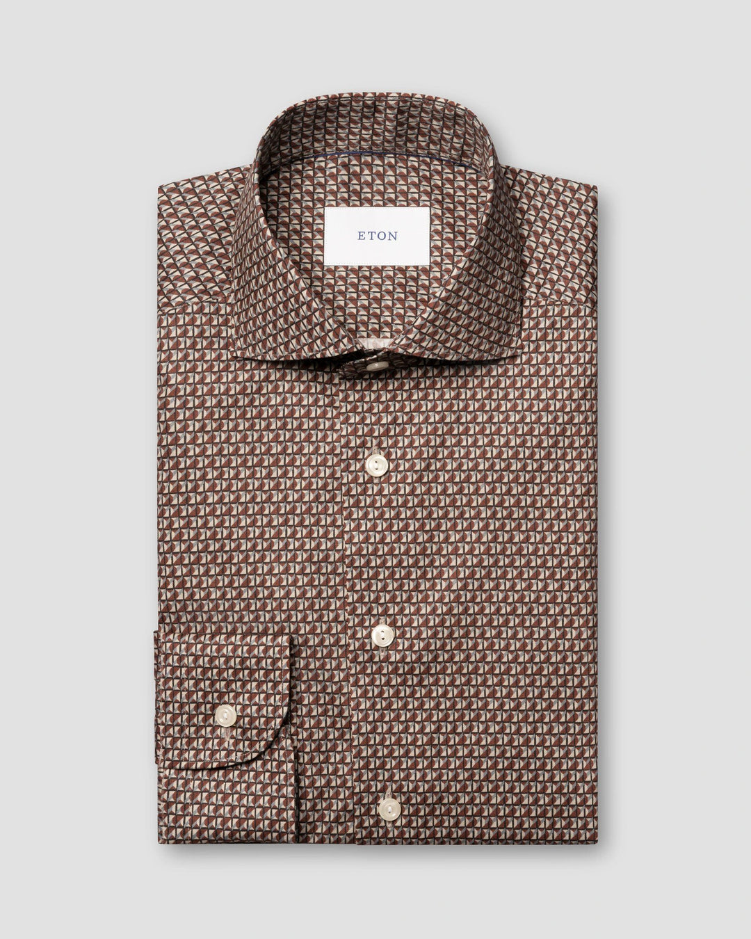 Geometric Signature Twill Shirt - 10001547658
